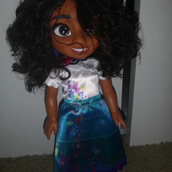 Disney Encanto Mirabel Madrigal Jakks Pacific Baby Doll 13" Plastic Moveable - Picture 1 of 7